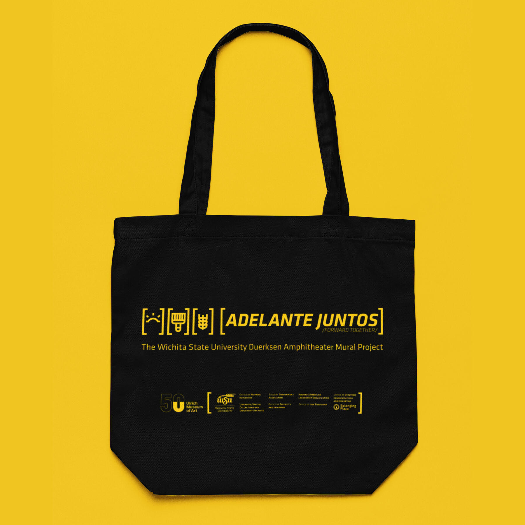 Adelante Juntos Mural Promo Bag | Ulrich Museum of Art & Wichita State University